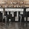 Flash Furniture 24" Black Metal Counter Stool-Black Poly Seat CH-31320-24GB-BK-PL2B-GG - alternate 3
